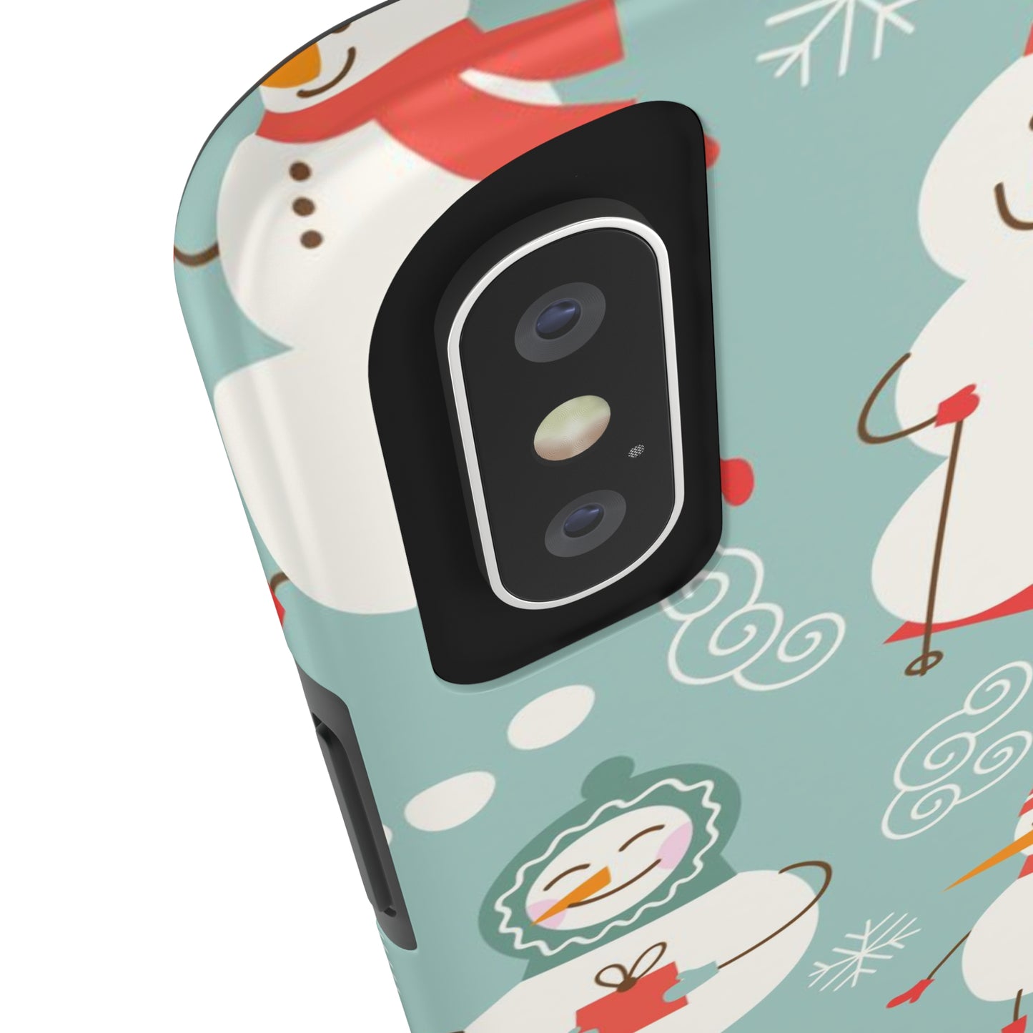 Cute Christmas Snowman / iPhone Case