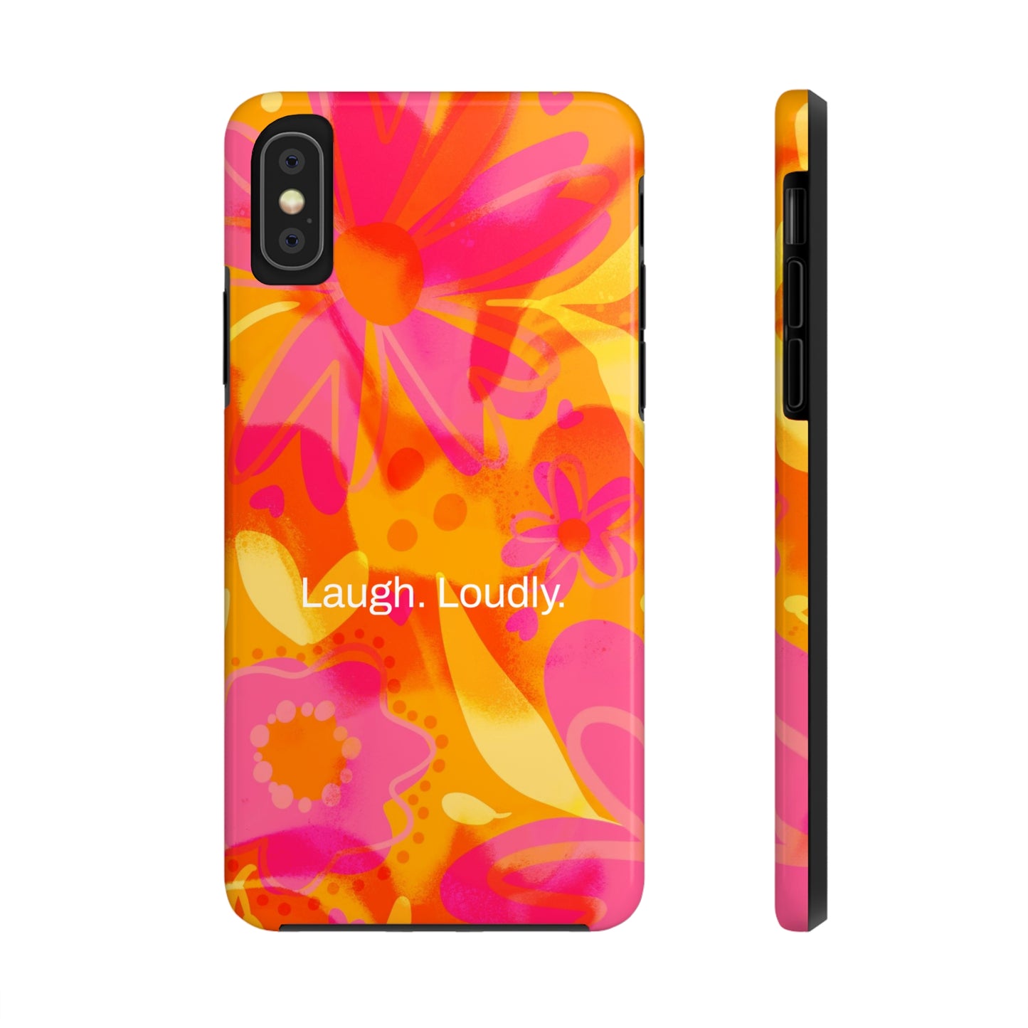 Laugh. Loudly. / Color Vibe iPhone Case