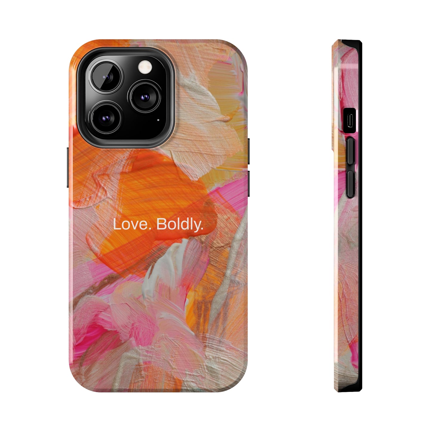 Love. Boldly. / Painted Lady iPhone Case