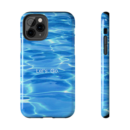 Let's. Go. / Pool Time iPhone Case