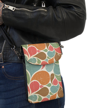 Retro Spatters Crossbody Phone Bag