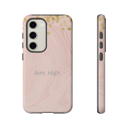 Aim. High. / Rose Gold Samsung Case