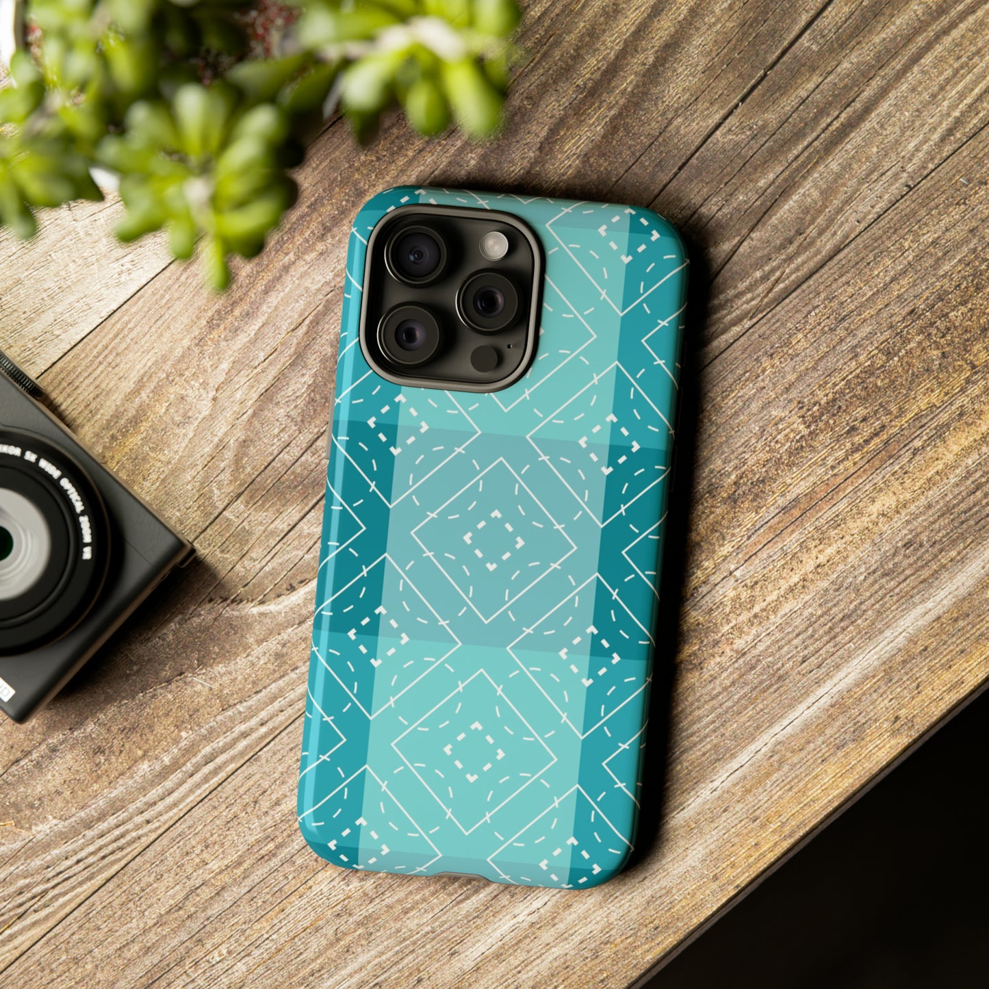 iPhone 15 Series Creative Blue Christmas / Tough Case