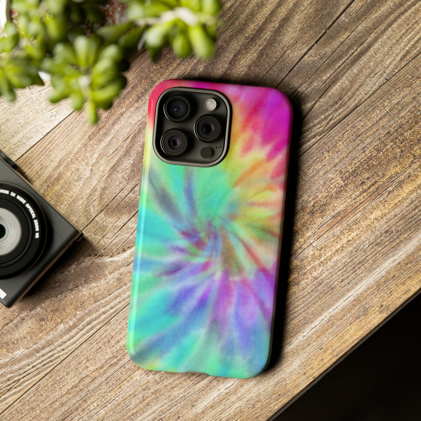 iPhone 15 Series Vibrant Tie Dye / Tough Case