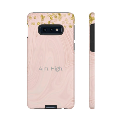 Aim. High. / Rose Gold Samsung Case