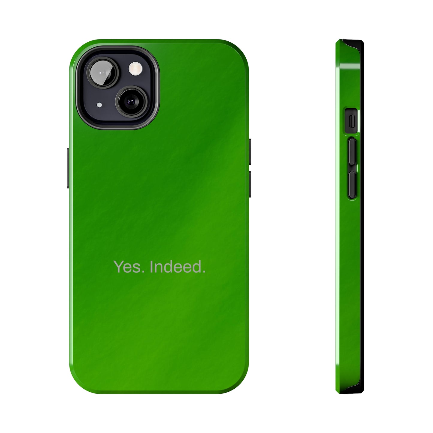 Yes. Indeed. / Green & Fresh iPhone Case