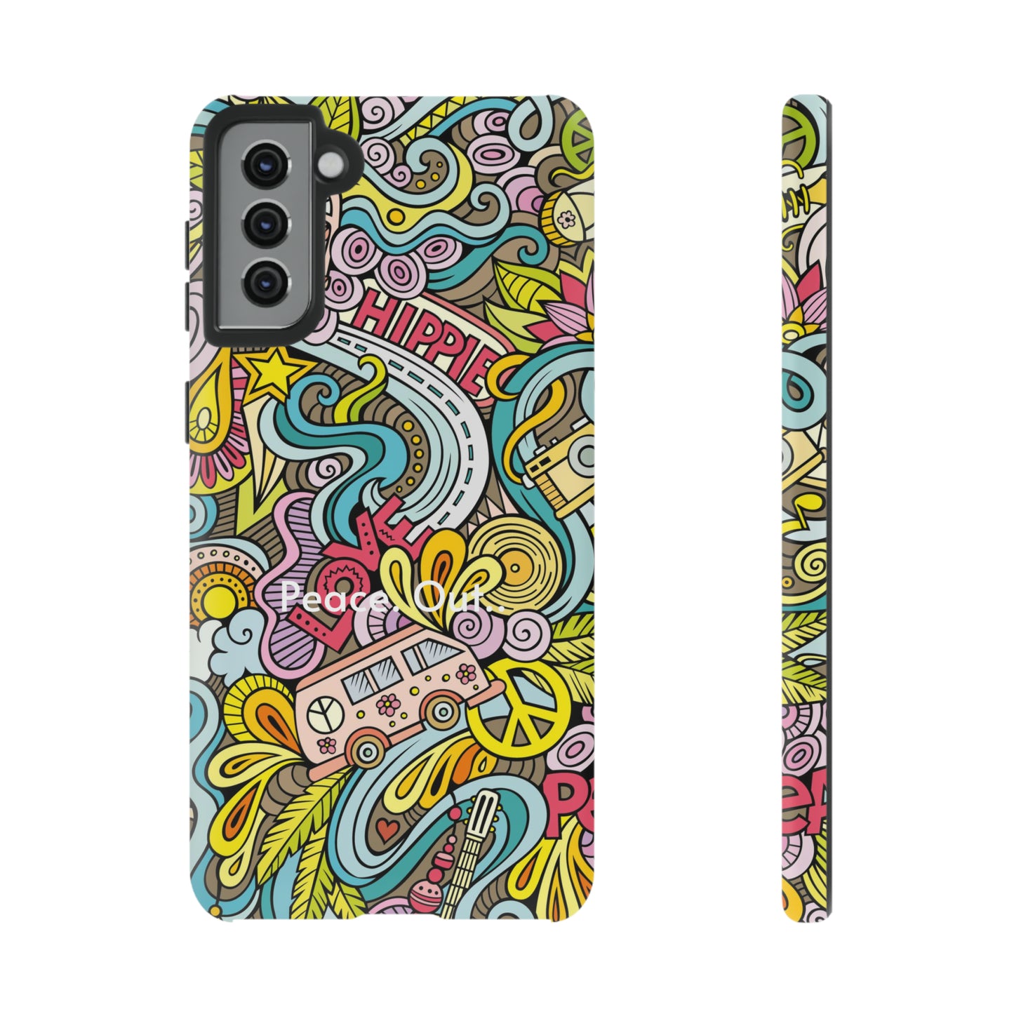 Peace. Out. / Hippie Love Samsung Case