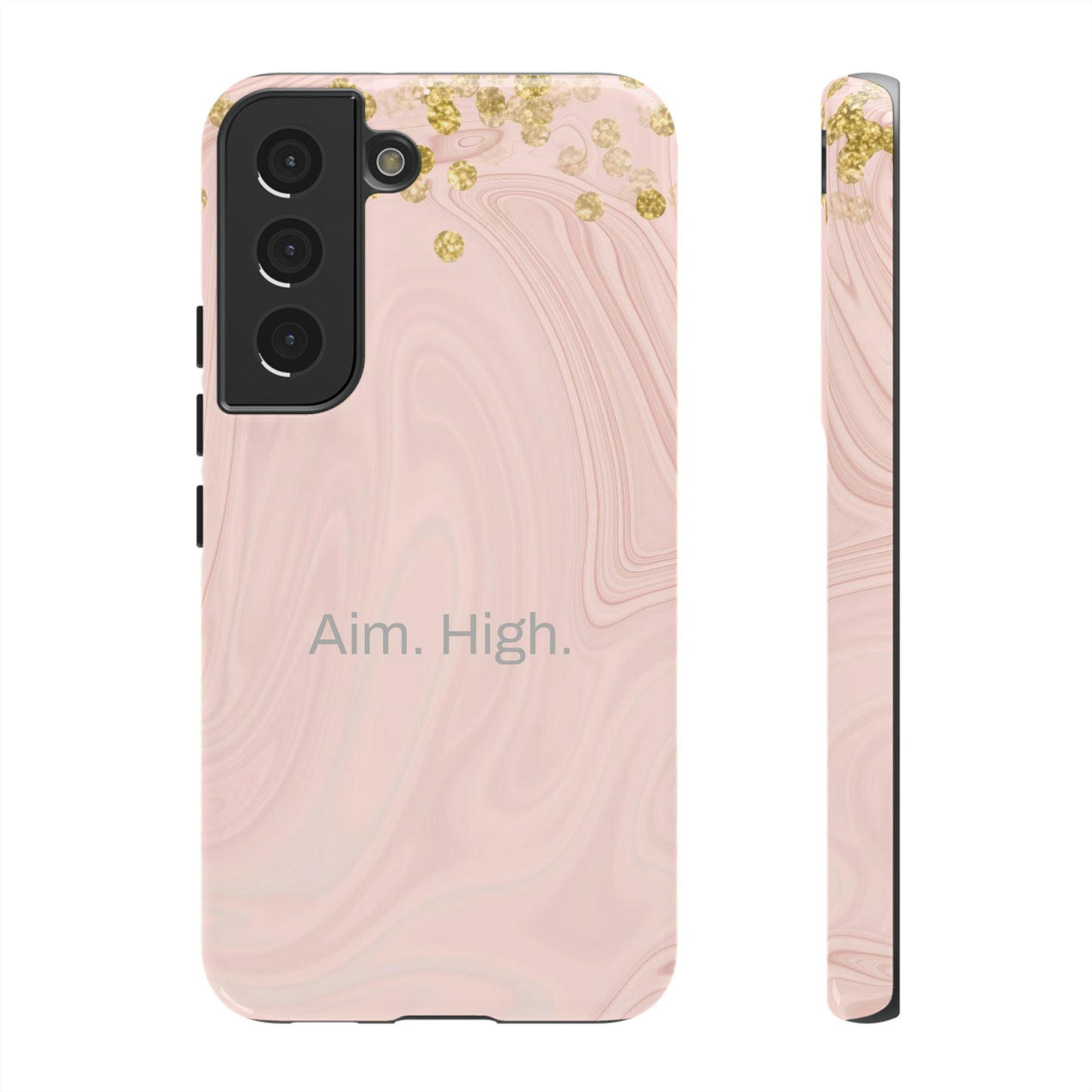 Aim. High. / Rose Gold Samsung Case