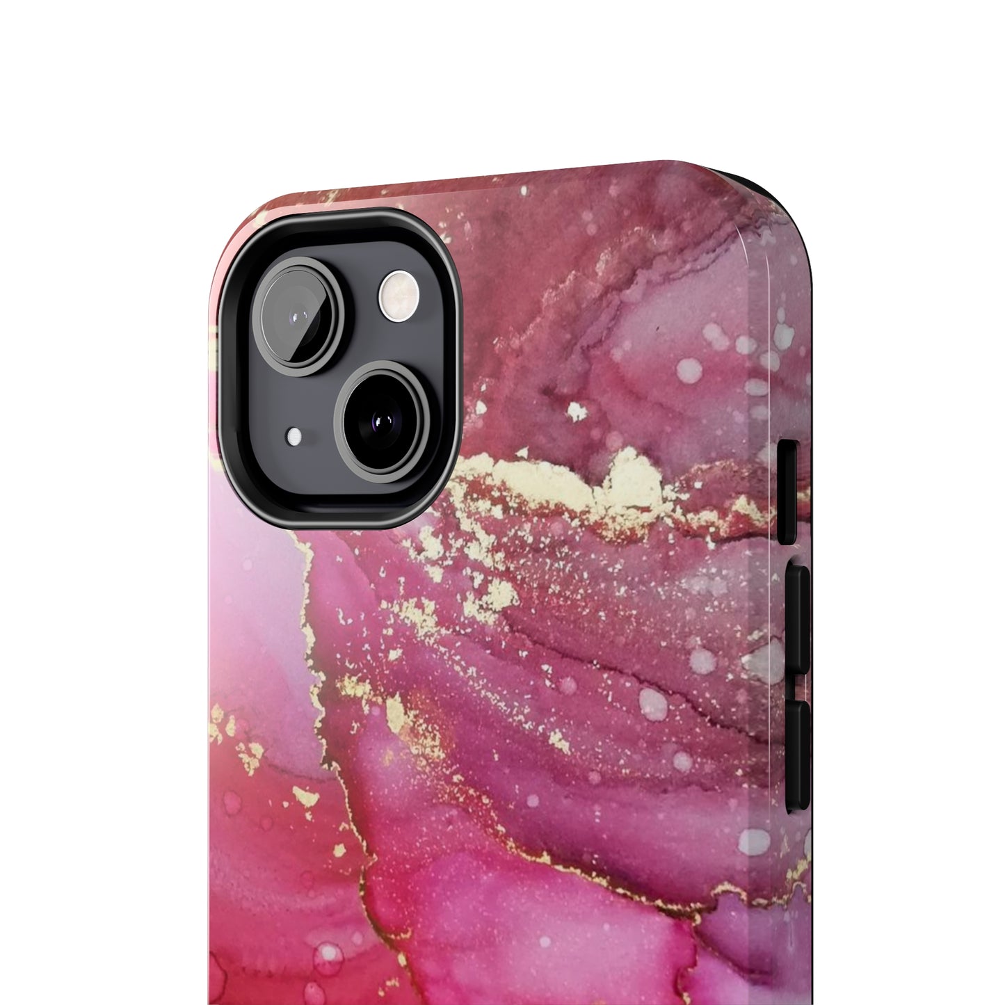 Be. More. / Pink Water Color Marble iPhone Case