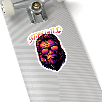 Big Foot Head Sticker - Kiss-Cut Sticker