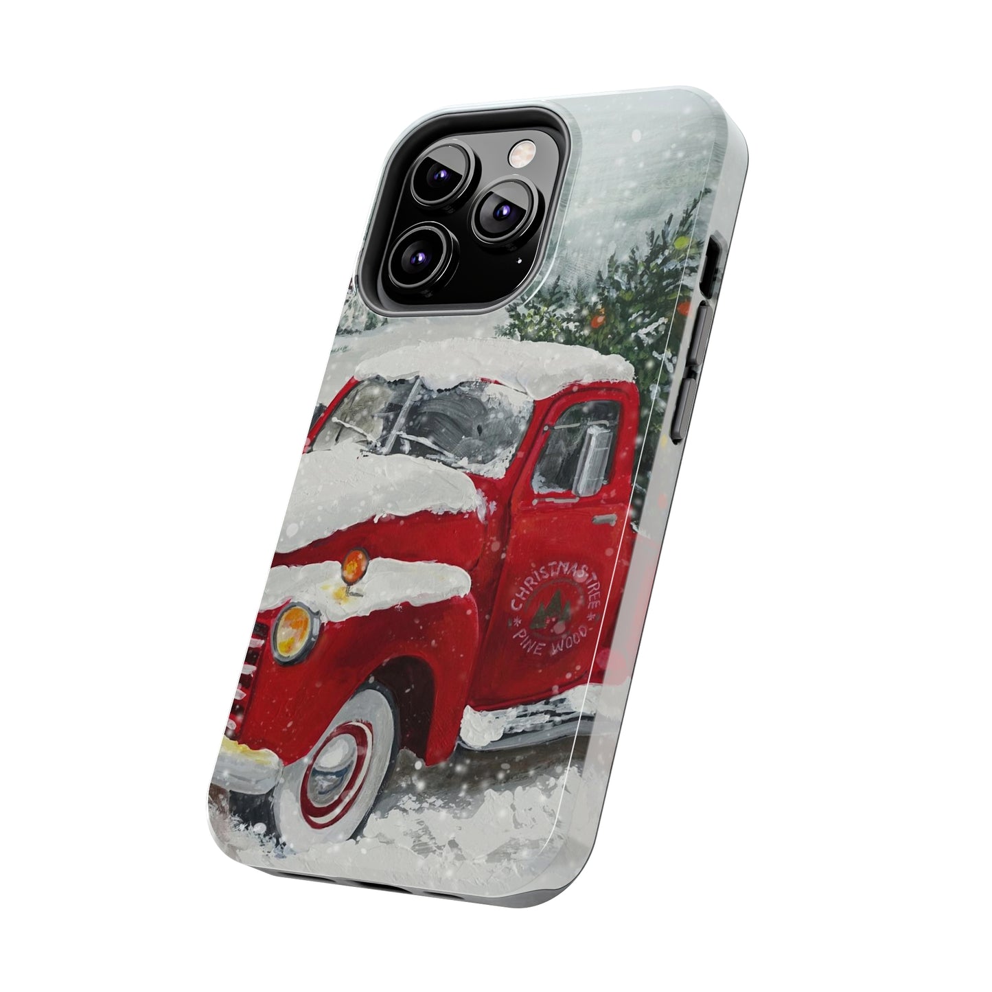 Vintage Christmas Red Truck / iPhone Case