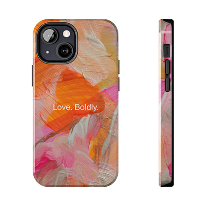 Love. Boldly. / Painted Lady iPhone Case