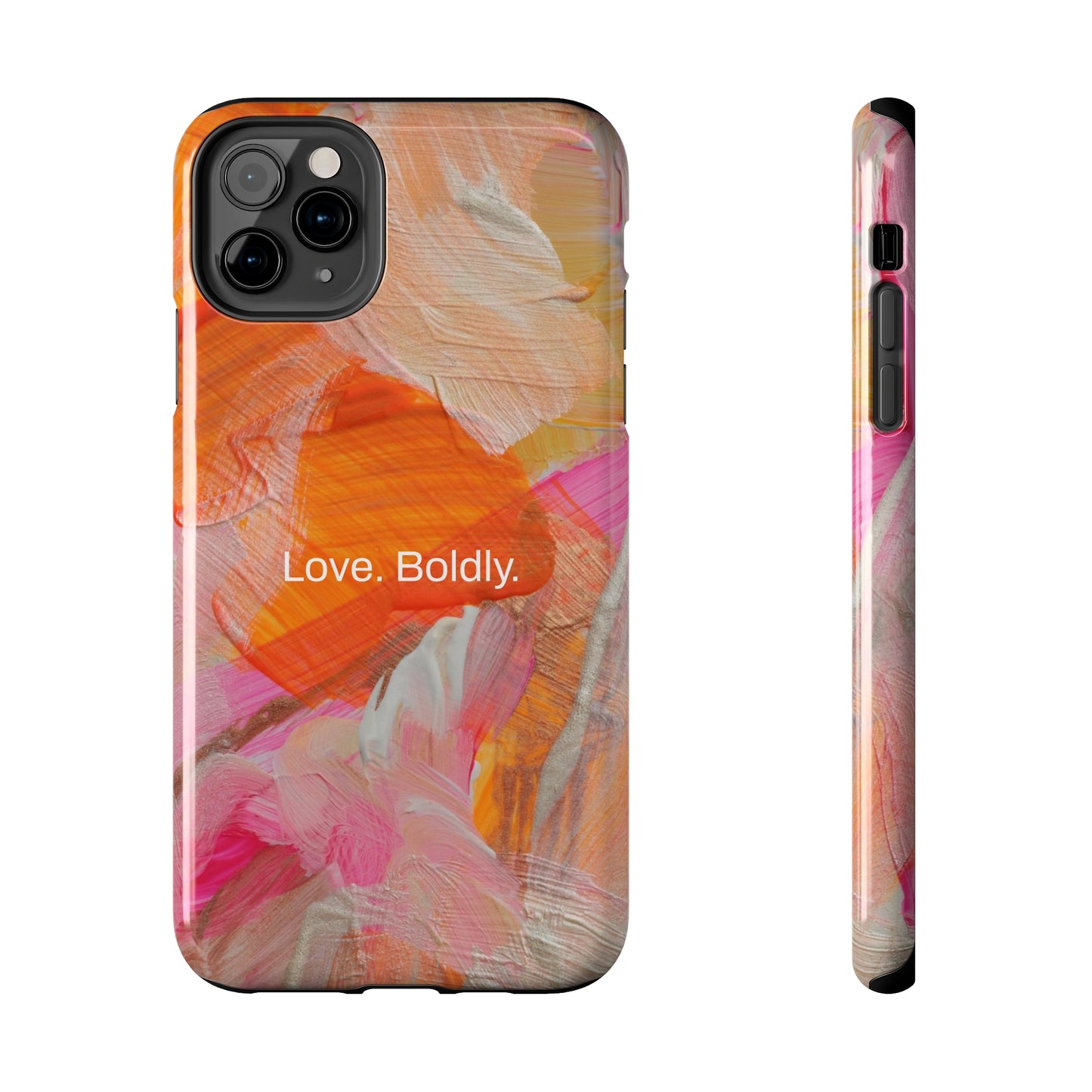 Love. Boldly. / Painted Lady iPhone Case