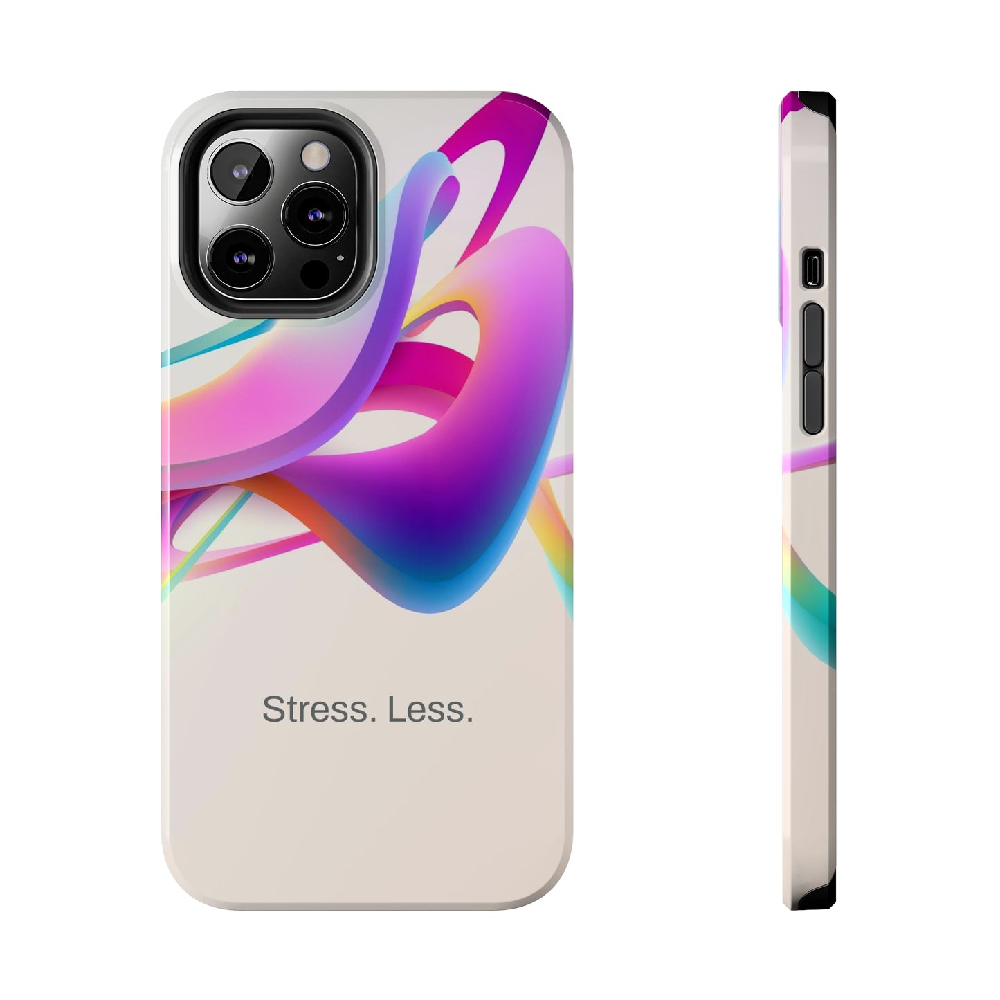 Stress. Less. / Happy Is iPhone Case