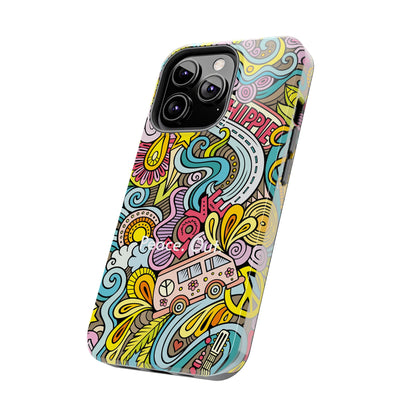 Peace. Out. / Hippie Love iPhone Case