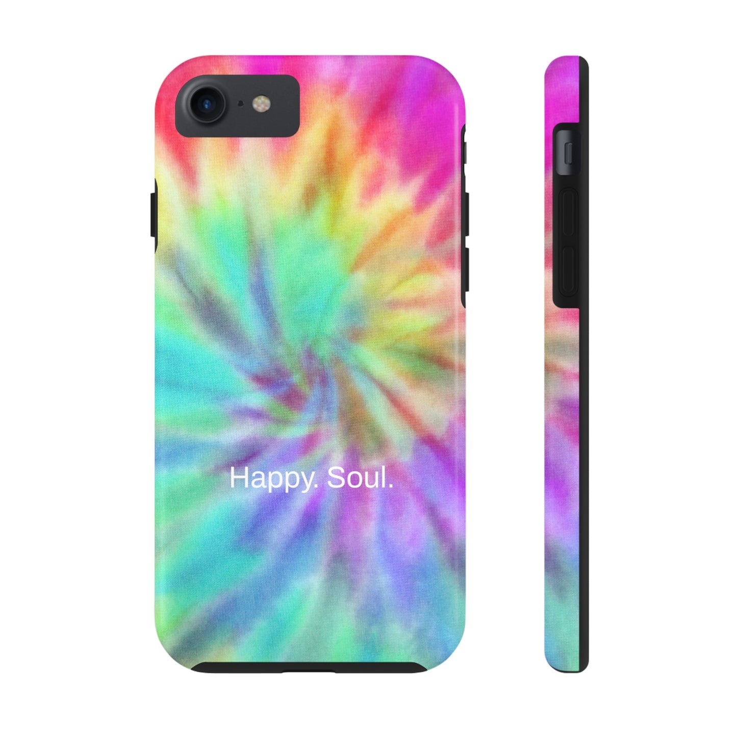 Happy. Soul. / Vibrant Tie Dye iPhone Case