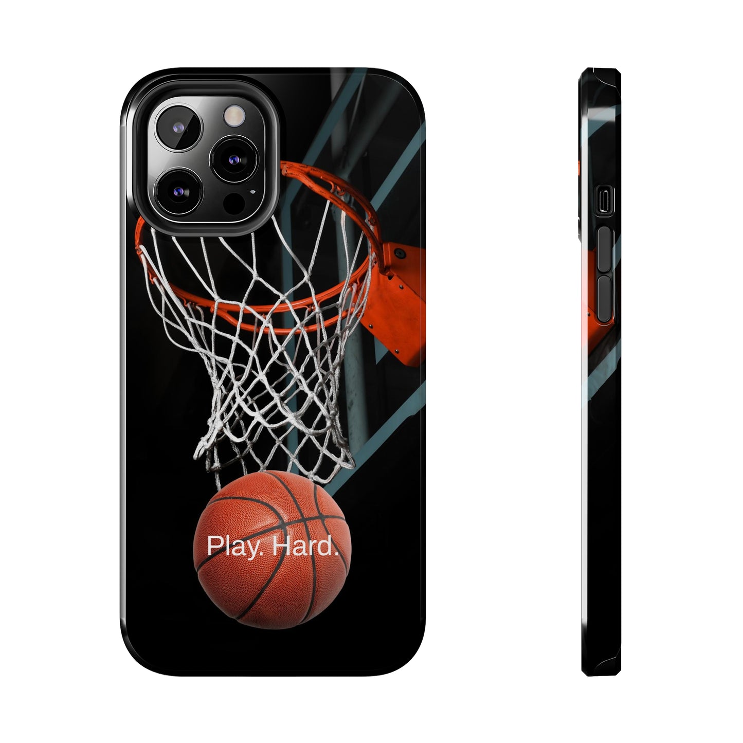 Play. Hard. / Basketball iPhone Case