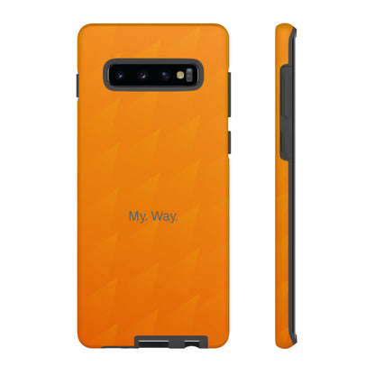 My. Way. / Orange Triangle Samsung Case