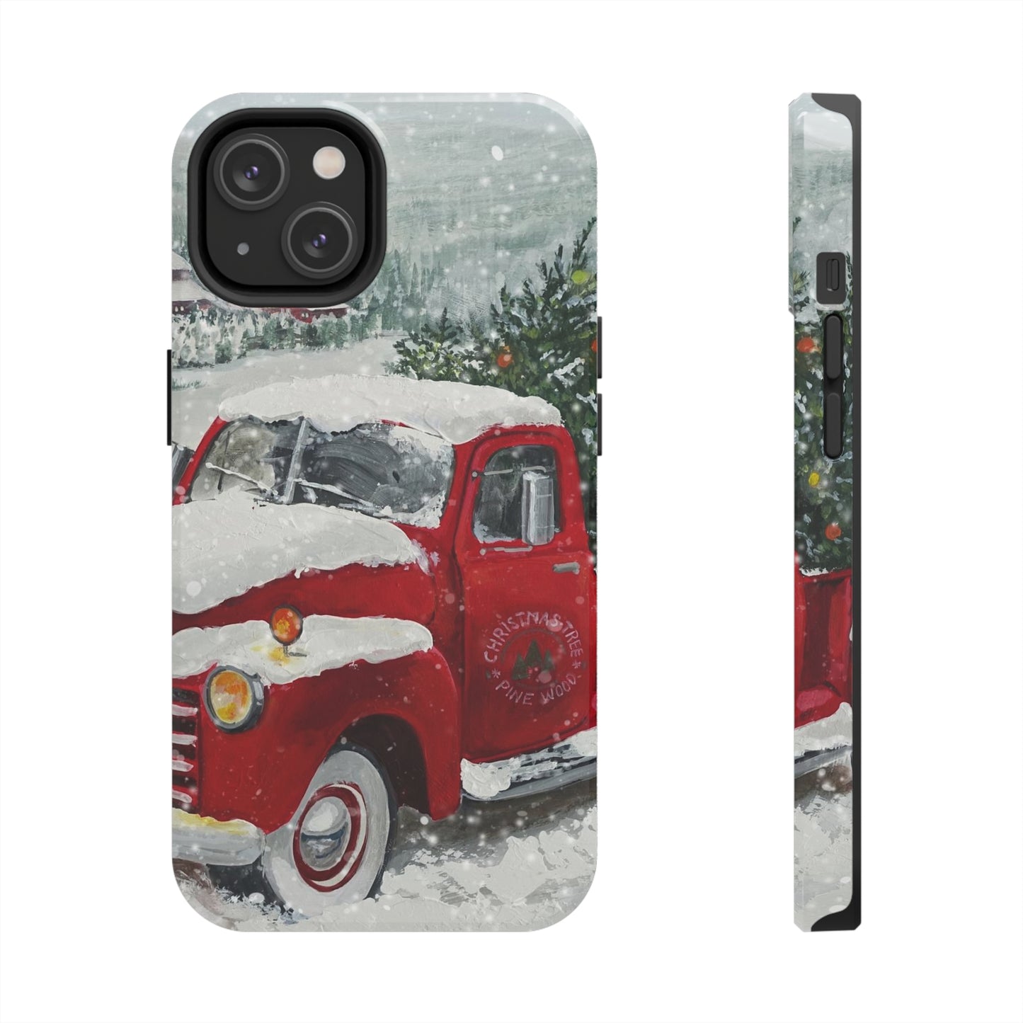 Vintage Christmas Red Truck / iPhone Case