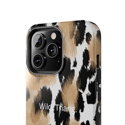 Wild. Thang. / Leopard iPhone Case