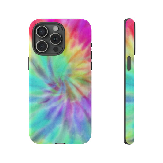 iPhone 15 Series Vibrant Tie Dye / Tough Case