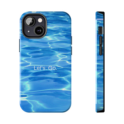 Let's. Go. / Pool Time iPhone Case