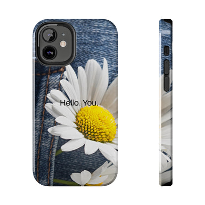 Hello. You. / Denim & Daisy iPhone Case