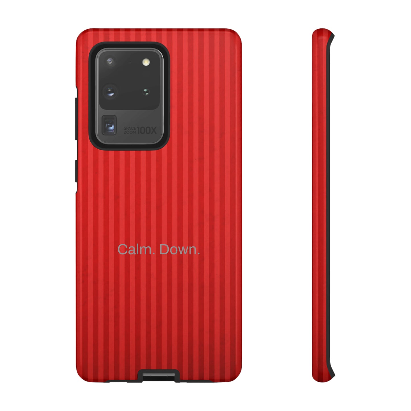 Calm. Down. / Stripe Red Samsung Case