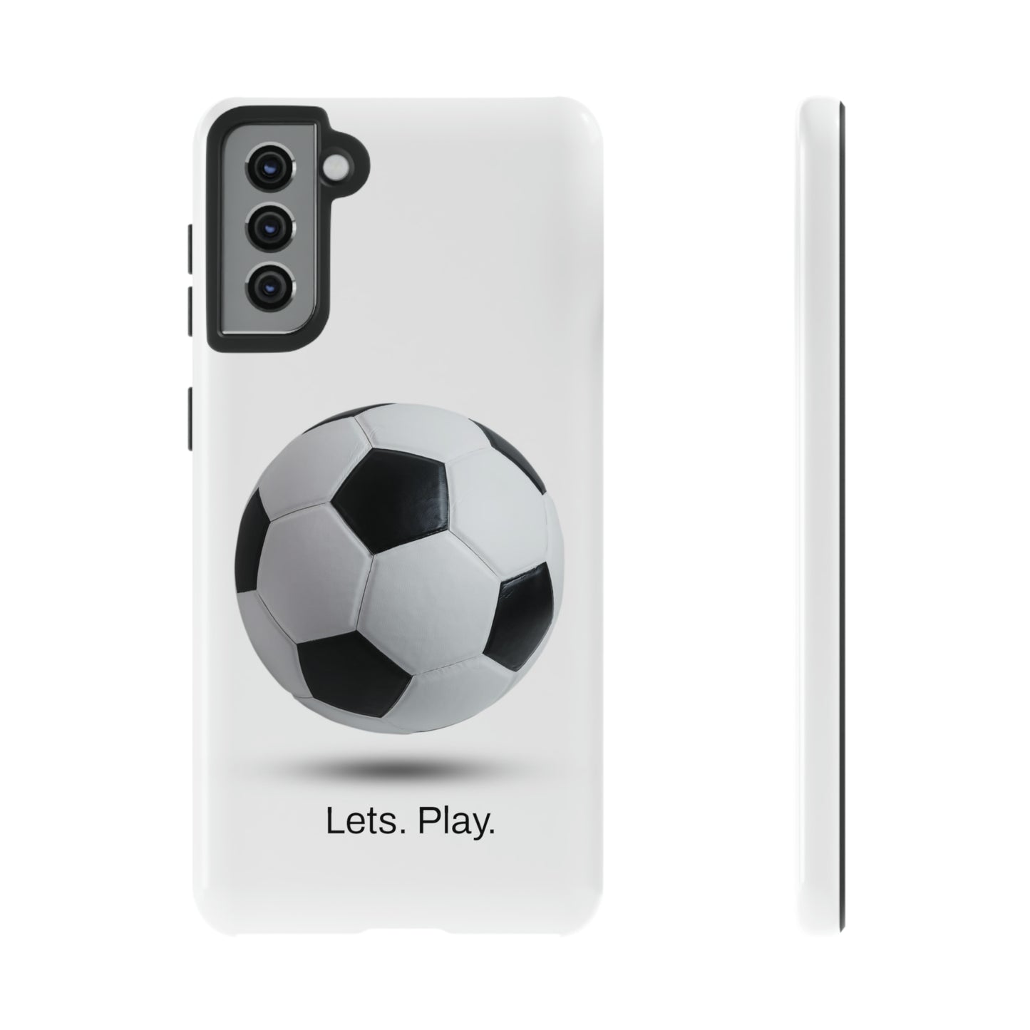 Lets. Play. / Soccer Samsung Case