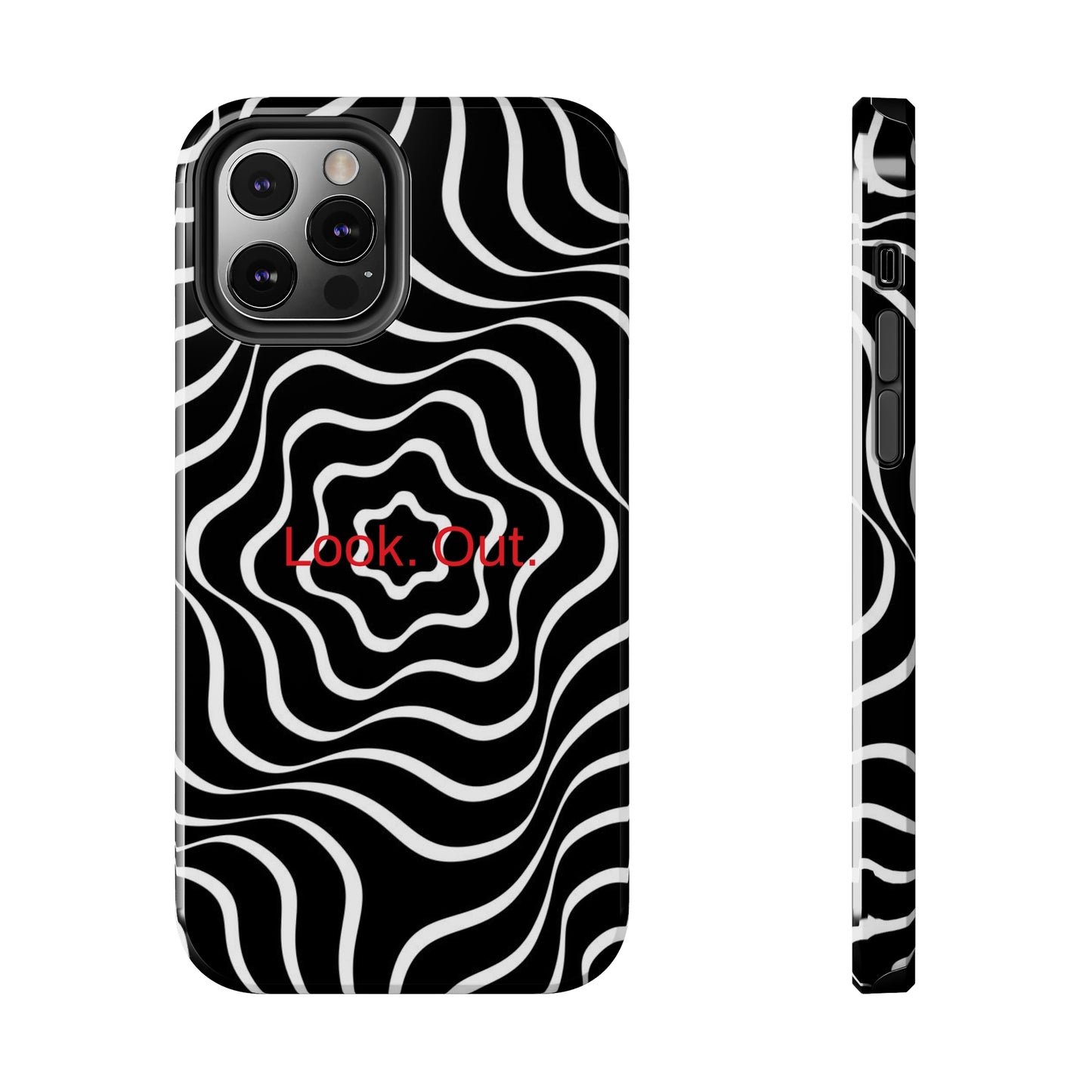 Look. Out. / Ziggy Circles iPhone Cases