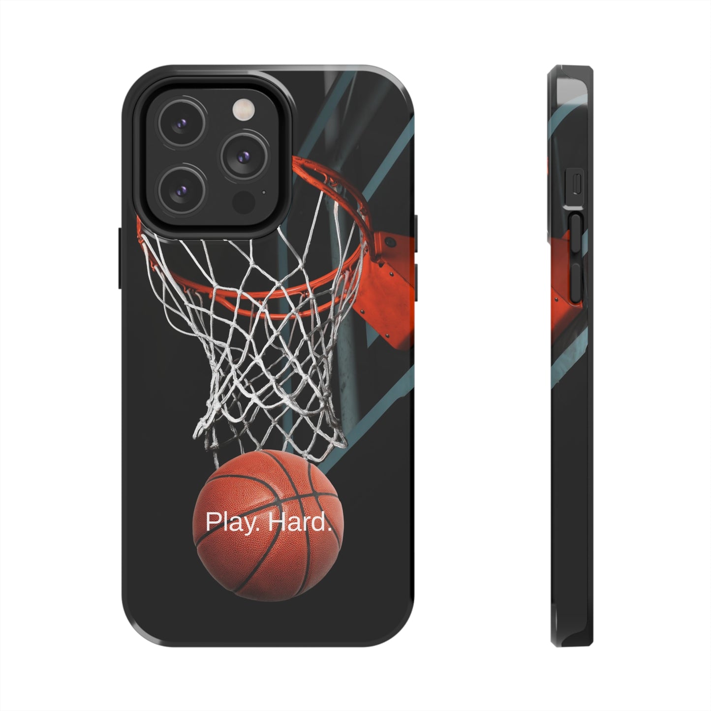 Play. Hard. / Basketball iPhone Case