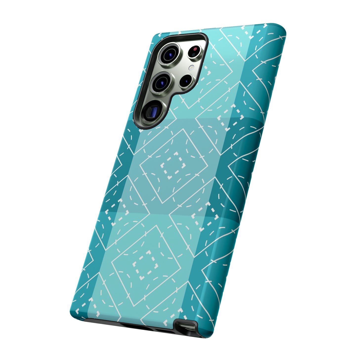 Creative Christmas Blue / Samsung Case