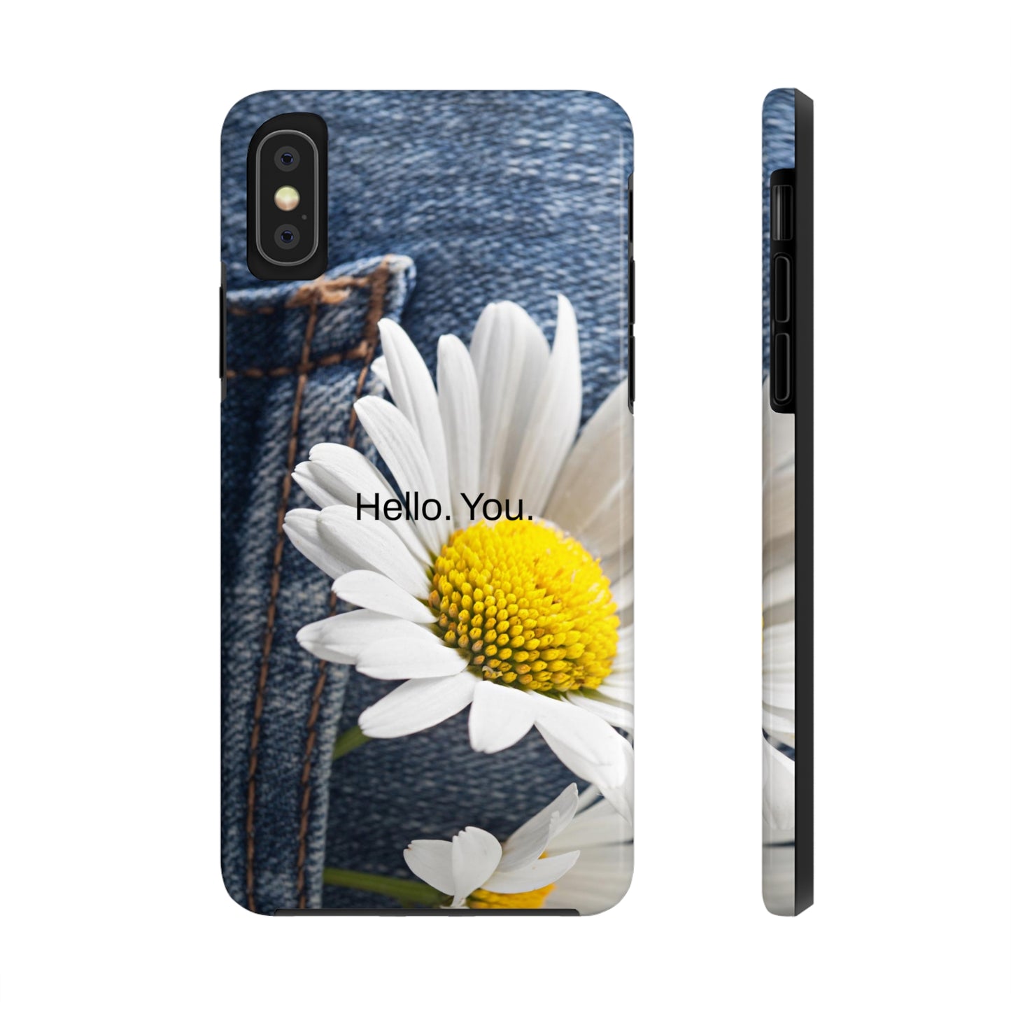 Hello. You. / Denim & Daisy iPhone Case