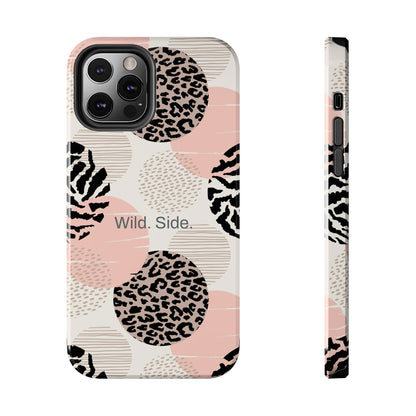 Wild. Side. / Animal Circles iPhone Case