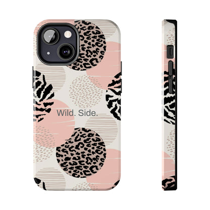 Wild. Side. / Animal Circles iPhone Case