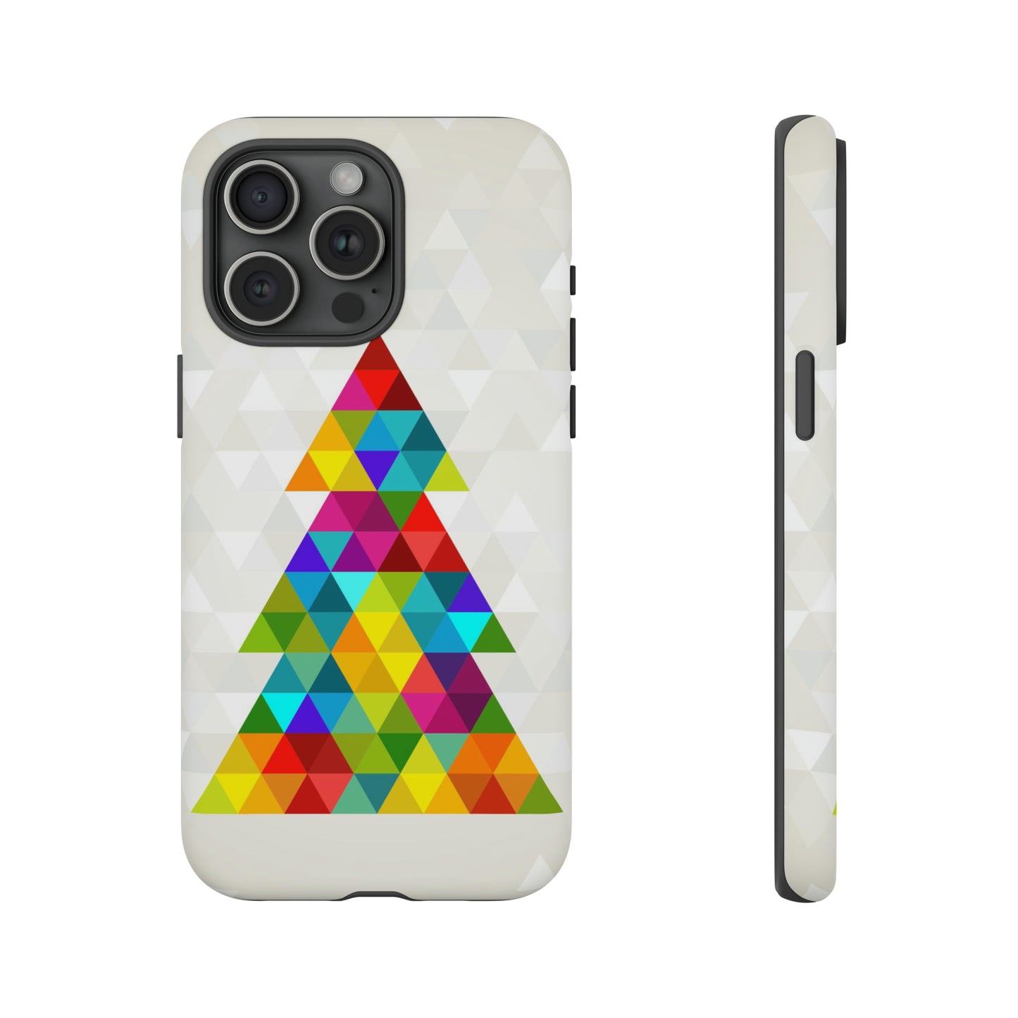 iPhone 15 Series Rainbow Christmas Tree / Tough Case