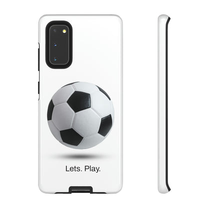 Lets. Play. / Soccer Samsung Case