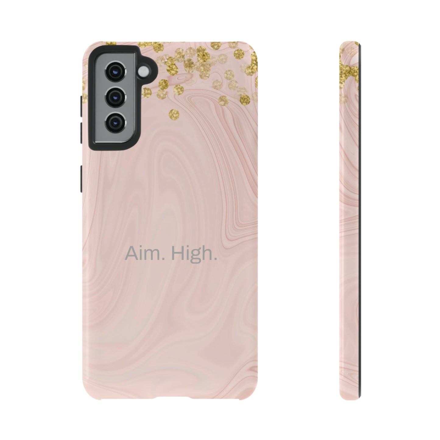 Aim. High. / Rose Gold Samsung Case