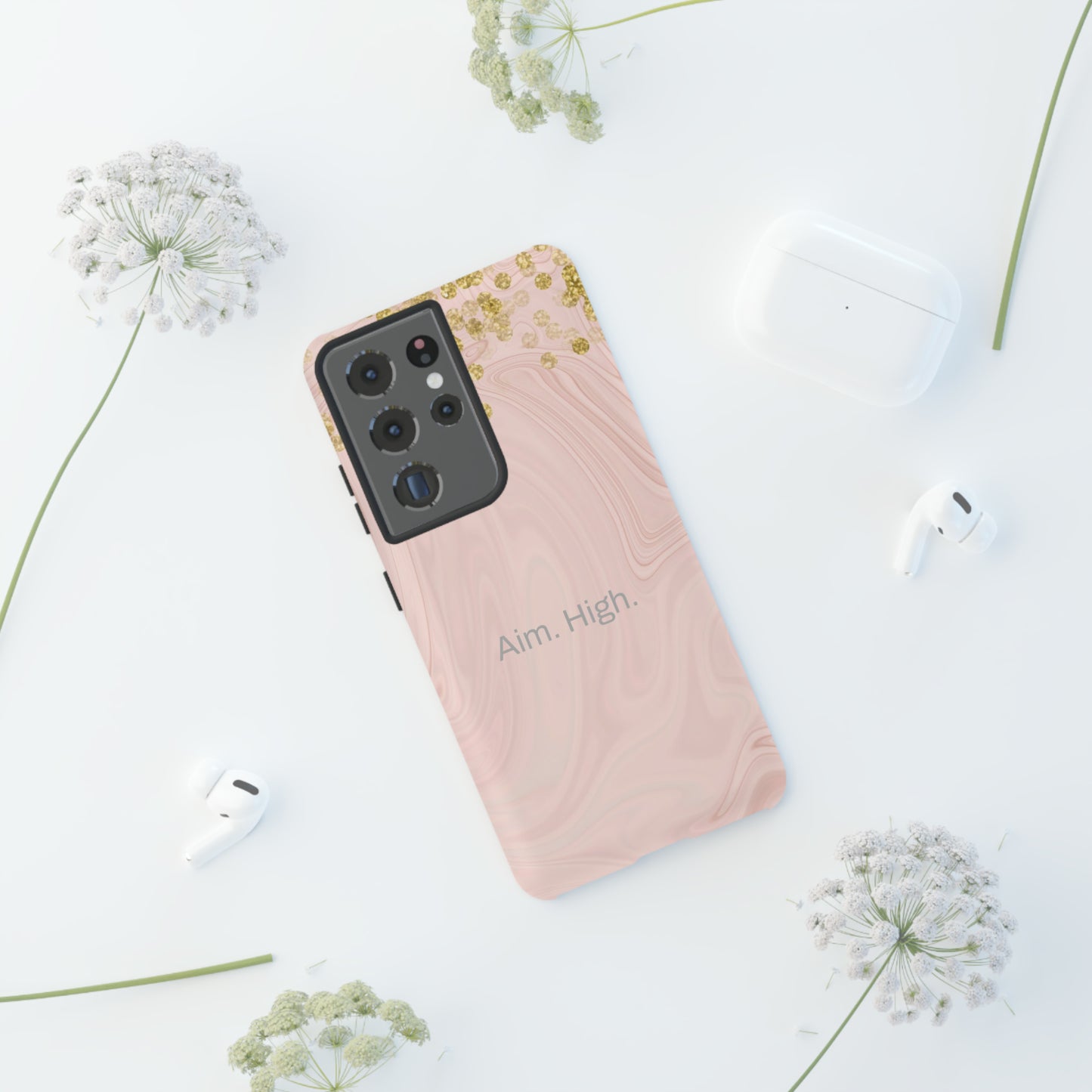 Aim. High. / Rose Gold Samsung Case