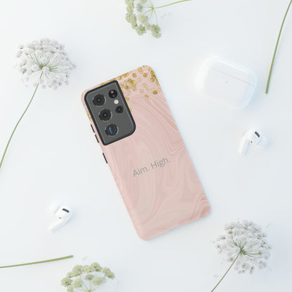 Aim. High. / Rose Gold Samsung Case