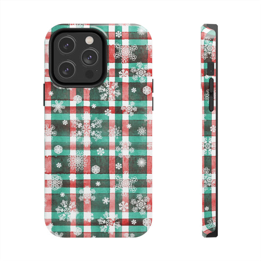 Christmas Plaid / iPhone Case