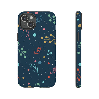 iPhone 15 Series Christmas Berries & Branches / Tough Cases