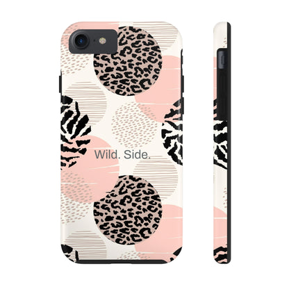 Wild. Side. / Animal Circles iPhone Case