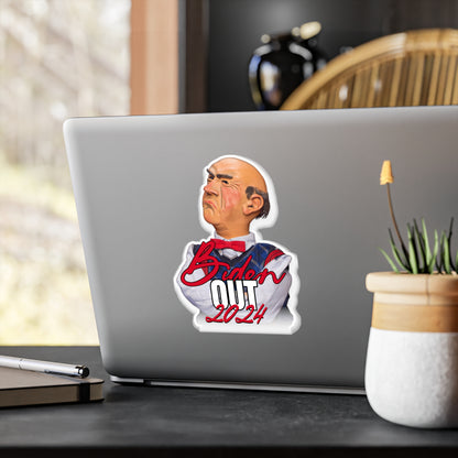 Biden Decal, Biden Out 2024 Presidential Election Sticker, Funny Biden Decal