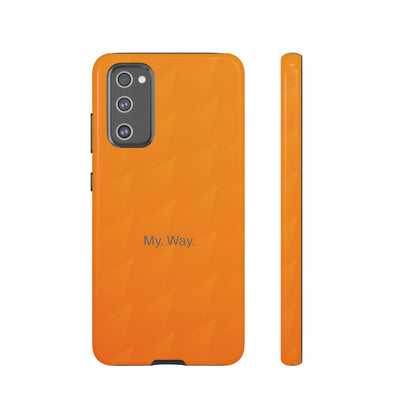 My. Way. / Orange Triangle Samsung Case