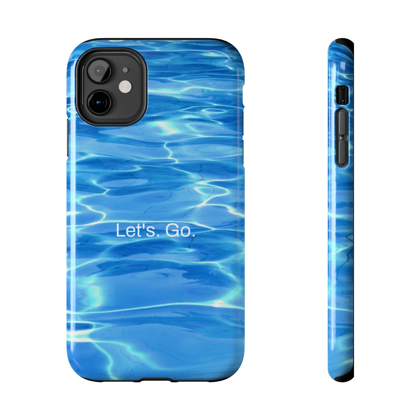 Let's. Go. / Pool Time iPhone Case