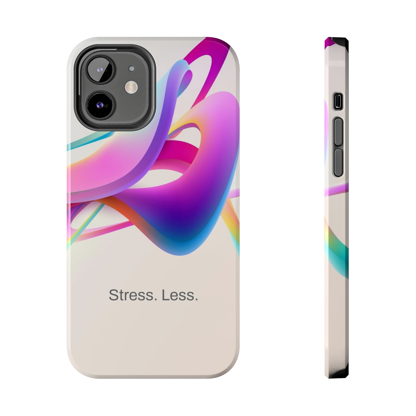 Stress. Less. / Happy Is iPhone Case