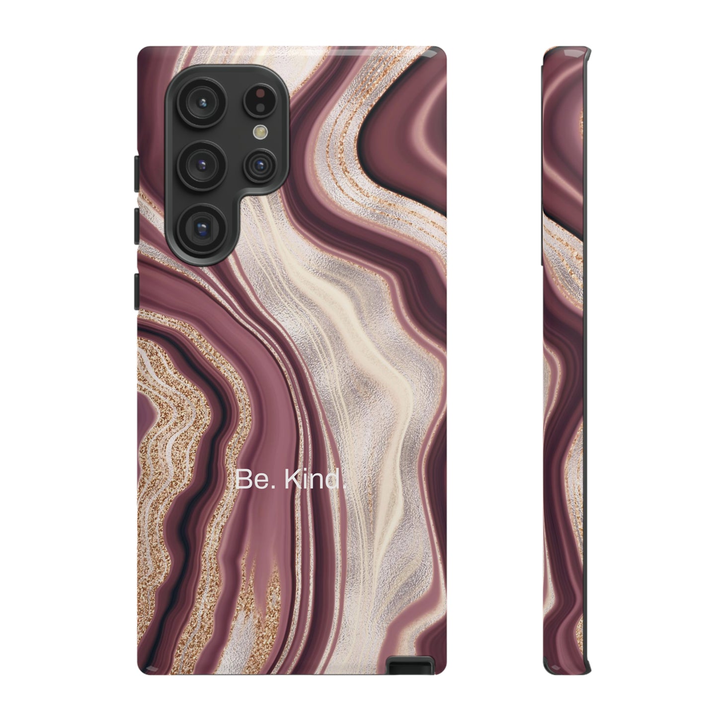 Be. Kind. / Natural Marble Samsung Case