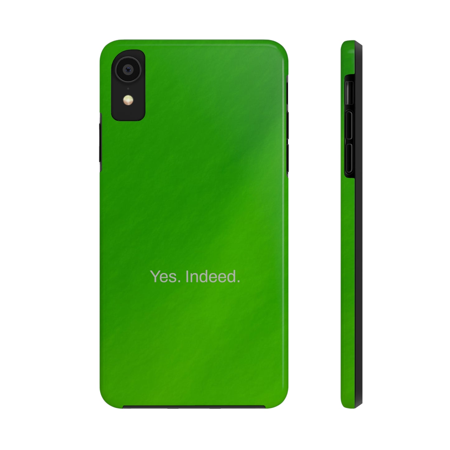 Yes. Indeed. / Green & Fresh iPhone Case