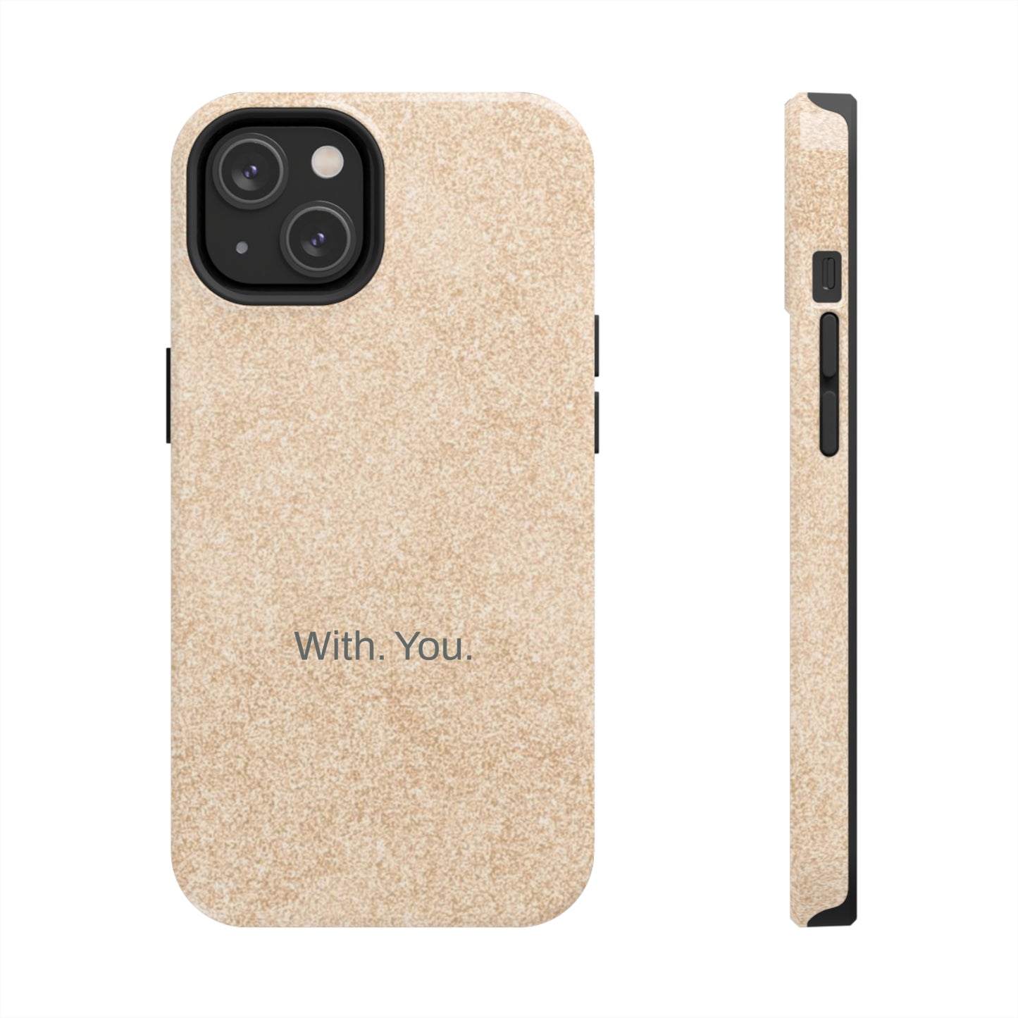 With. You. / Sand Floor iPhone Case